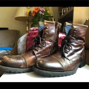 Dark brown Combat boots Aldo size 9.0